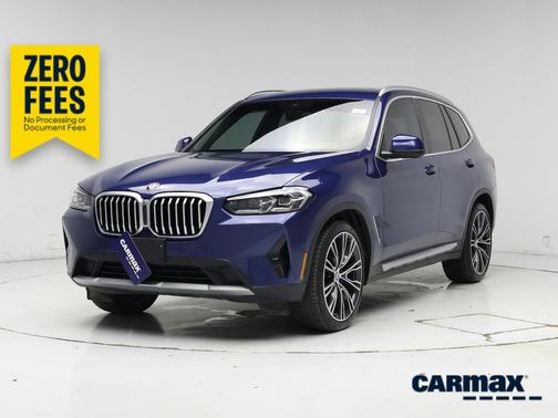 Blue 2022 BMW X3 sDrive30i