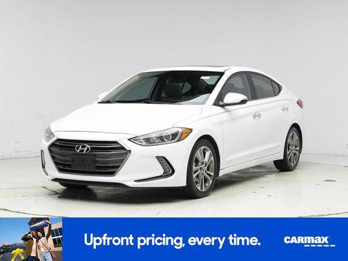 White 2017 Hyundai ELANTRA Limited