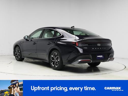 Black 2025 Hyundai SONATA SEL