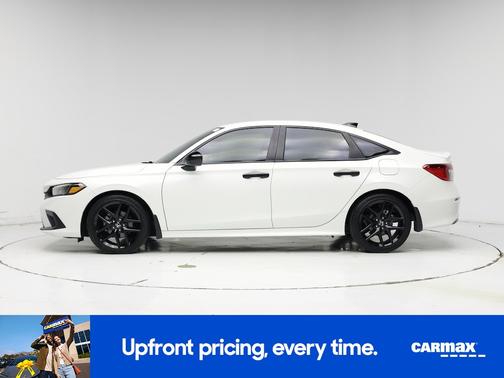 White 2022 Honda Civic Sport