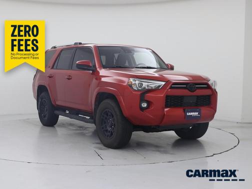 Red 2021 Toyota 4Runner SR5