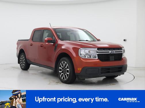 Red 2022 Ford Maverick Lariat