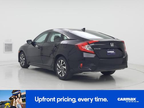 Black 2017 Honda Civic EX