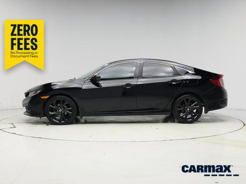 Black 2019 Honda Civic Sport