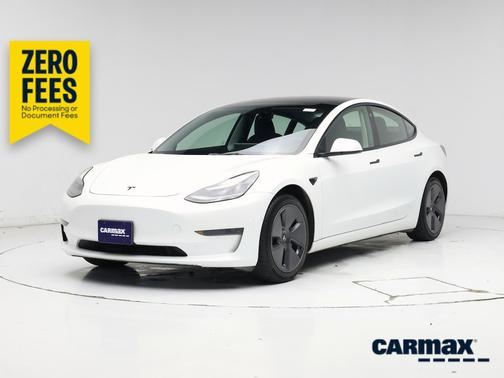 White 2021 Tesla Model 3 Standard Range Plus