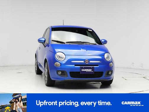 Blue 2015 FIAT 500 Sport