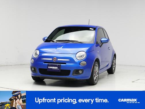 Blue 2015 FIAT 500 Sport