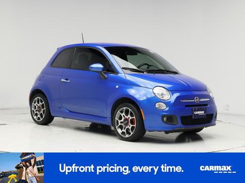 Blue 2015 FIAT 500 Sport