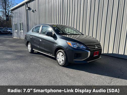 Graphite Gray Metallic 2024 Mitsubishi Mirage G4 ES