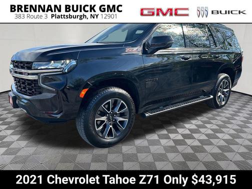 Black 2021 Chevrolet Tahoe 4WD Z71