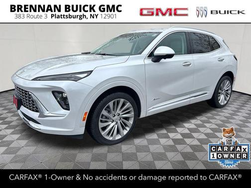 White Frost Tricoat 2025 Buick Envision Avenir AWD