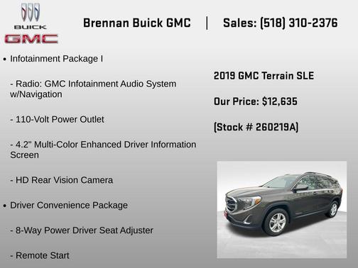 Smokey Quartz Metallic 2019 GMC Terrain SLE