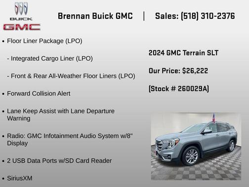 Sterling Metallic 2024 GMC Terrain SLT