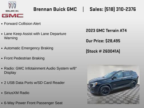 Ebony Twilight Metallic 2023 GMC Terrain AWD AT4