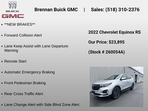 Silver Ice Metallic 2022 Chevrolet Equinox AWD RS