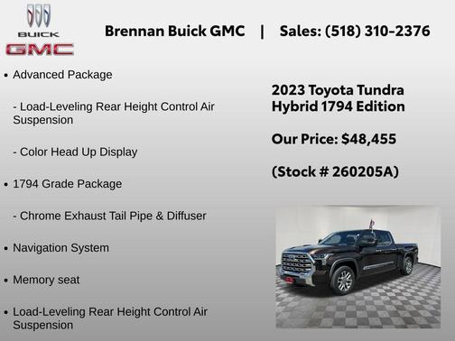 Smoked Mesquite 2023 Toyota Tundra Hybrid 1794 Edition