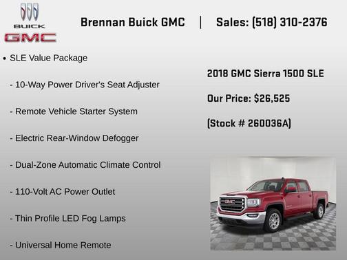 Red Quartz Tintcoat 2018 GMC Sierra 1500 SLE