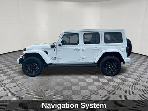 Bright White Clearcoat 2021 Jeep Wrangler Unlimited 4xe Sahara High Altitude