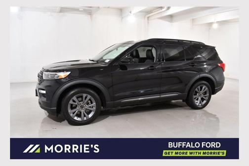 Agate Black Metallic 2022 Ford Explorer XLT