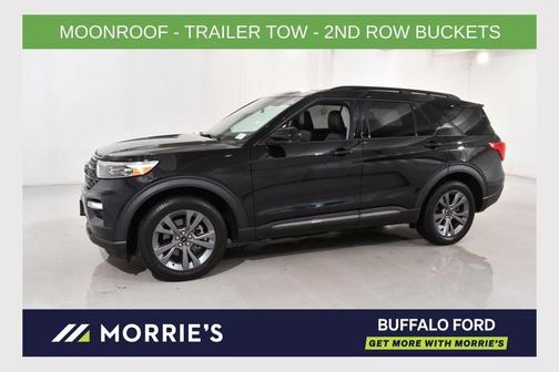 Agate Black Metallic 2022 Ford Explorer XLT