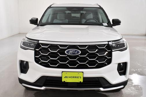 White 2026 Ford Explorer Platinum