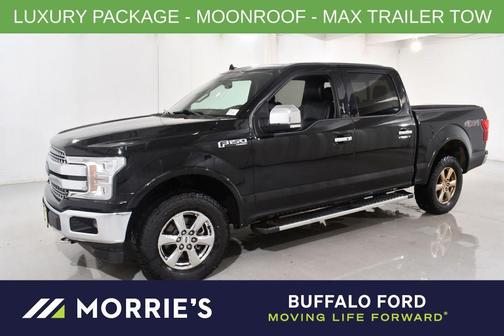 Shadow Black 2018 Ford F-150 Lariat