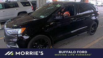 Agate Black Metallic 2022 Ford Edge ST Line