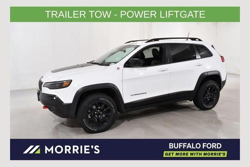 Bright White Clearcoat 2022 Jeep Cherokee Trailhawk
