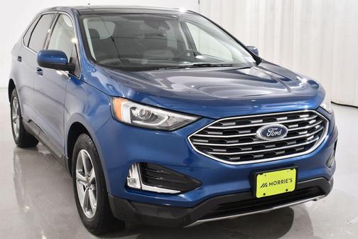 Atlas Blue Metallic 2021 Ford Edge SEL