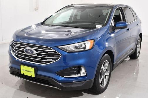 Atlas Blue Metallic 2021 Ford Edge SEL