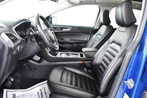 Atlas Blue Metallic 2021 Ford Edge SEL