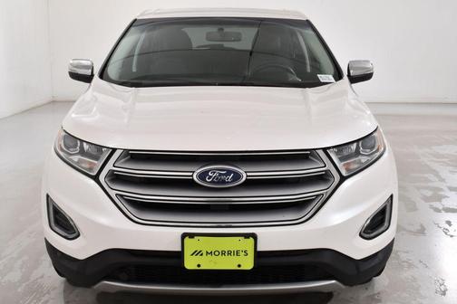 White Platinum Tri-Coat Metallic 2016 Ford Edge SEL