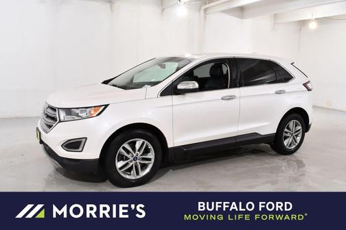 White Platinum Tri-Coat Metallic 2016 Ford Edge SEL