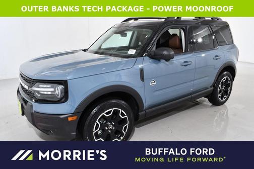 Azure Gray Metallic 2025 Ford Bronco Sport Outer Banks SUV