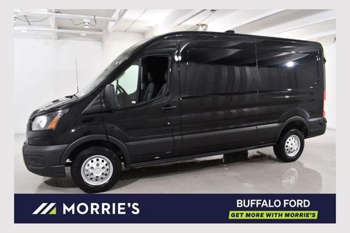Black Metallic 2026 Ford Transit-250 148 WB Medium Roof Cargo