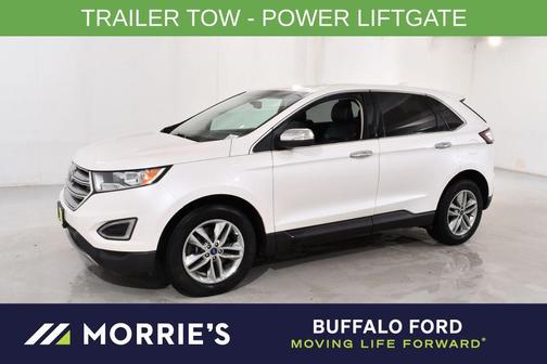 White Platinum Tri-Coat Metallic 2016 Ford Edge SEL