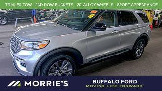 Iconic Silver Metallic 2023 Ford Explorer XLT