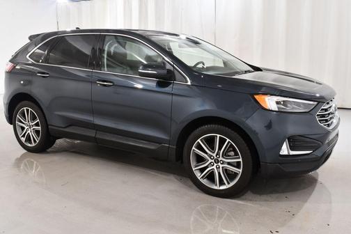 Stone Blue Metallic 2024 Ford Edge Titanium