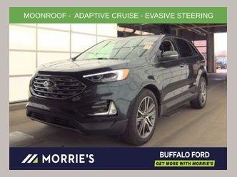 Stone Blue Metallic 2024 Ford Edge Titanium
