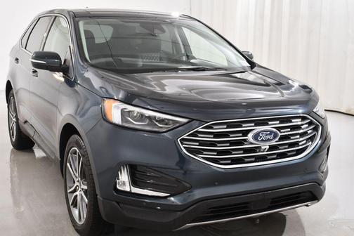Stone Blue Metallic 2024 Ford Edge Titanium