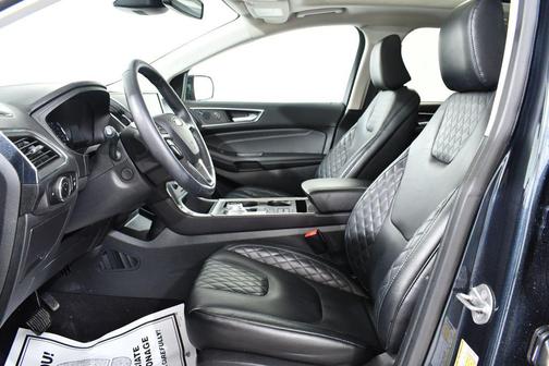 Stone Blue Metallic 2024 Ford Edge Titanium
