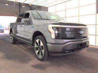 Carbonized Gray Metallic 2025 Ford F-150 Lightning Platinum