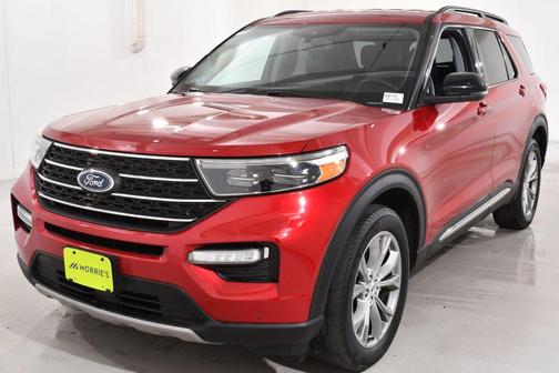 Red Metallic 2022 Ford Explorer XLT