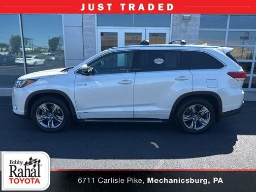 Blizzard Pearl 2019 Toyota Highlander Hybrid Platinum