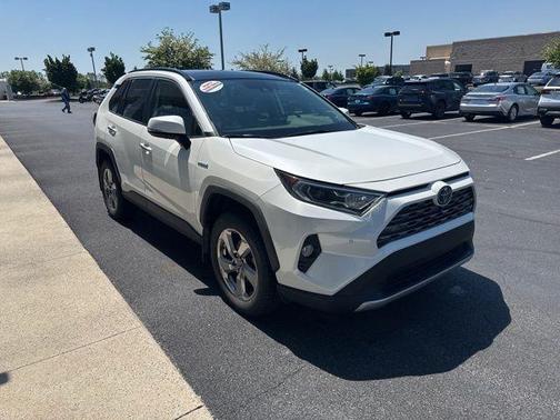 Blizzard Pearl 2019 Toyota RAV4 Hybrid Limited