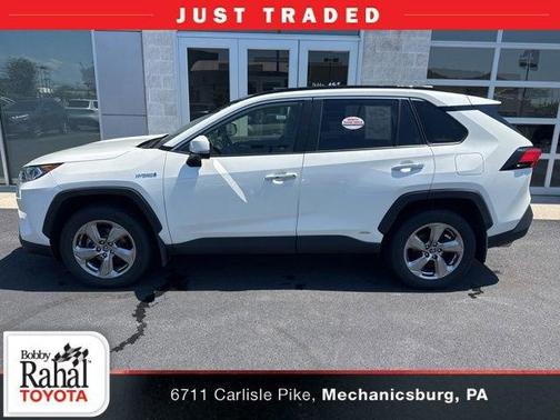 Blizzard Pearl 2019 Toyota RAV4 Hybrid Limited
