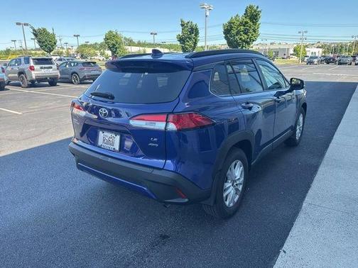 Blue Crush Metallic 2024 Toyota Corolla Cross LE