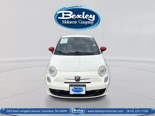 White 2015 FIAT 500 Abarth