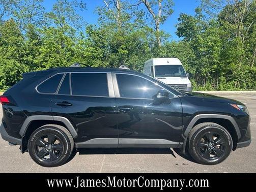 Midnight Black Metallic 2025 Toyota RAV4 Hybrid XLE