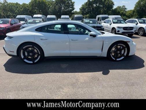 White 2021 Porsche Taycan 4S